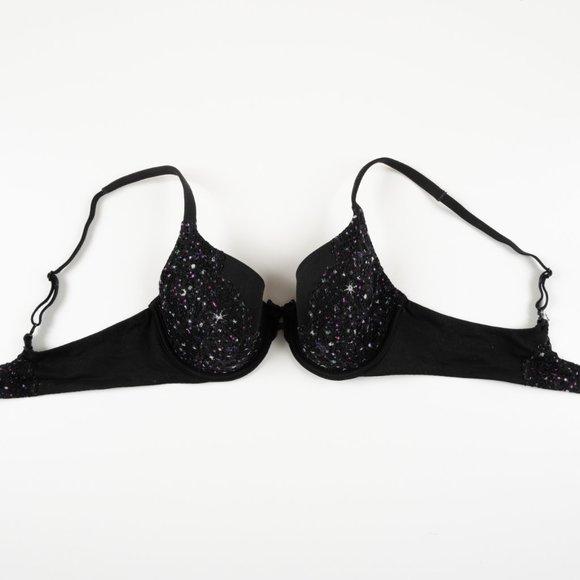 Victoria's Secret black Body by Victoria Lined Perfect Coverage bra size 34B - Picture 9 of 10